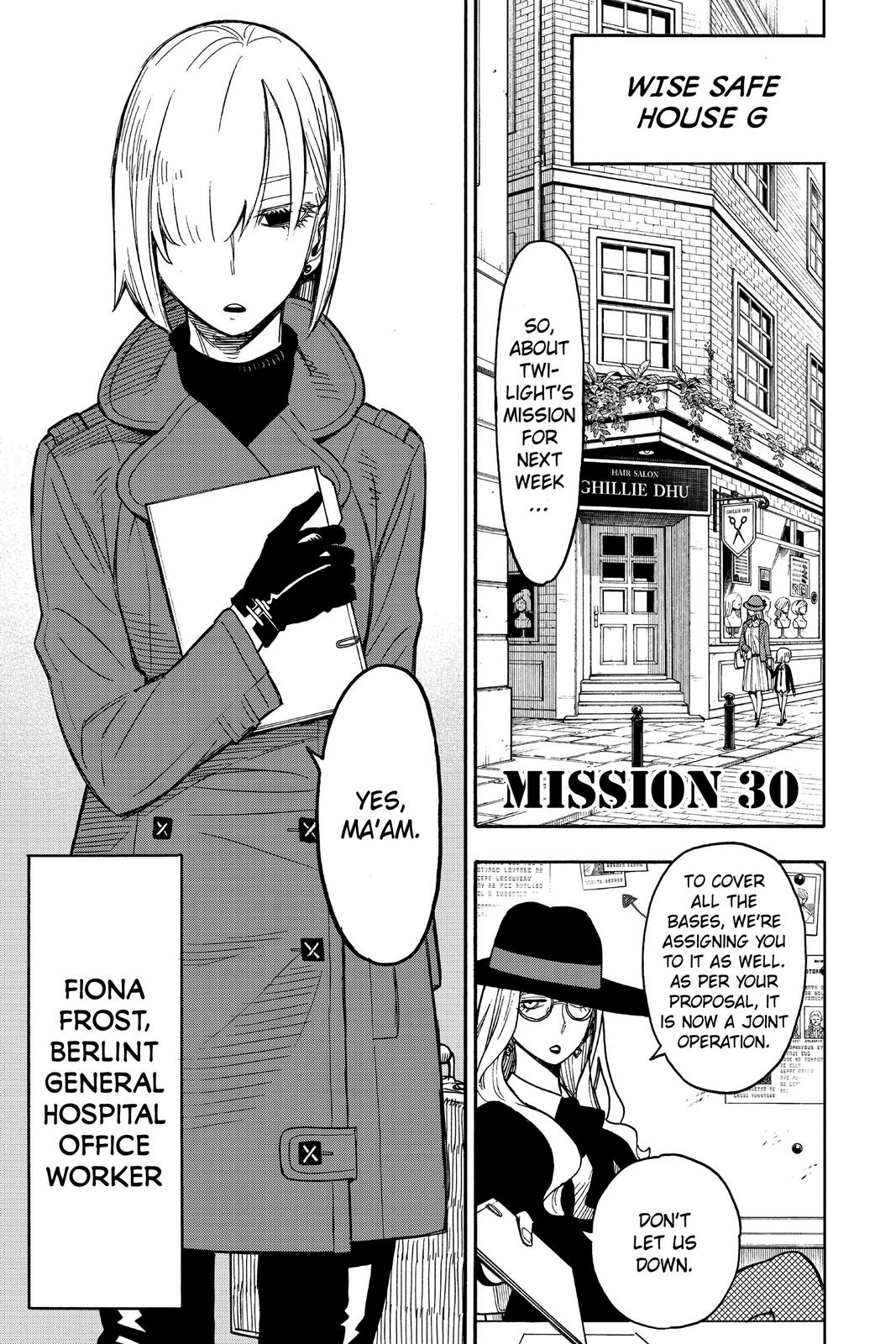 Spy x Family Chapter 30 - Page 1 - Spy x Family manga Chapter 30 manga
