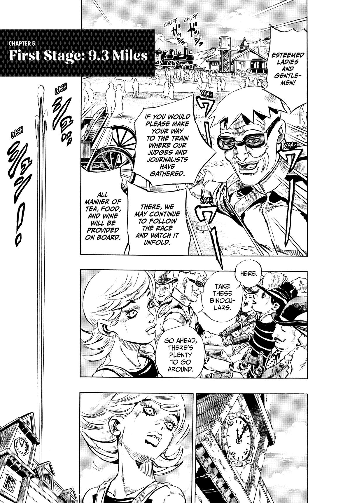 Steel Ball Run Chapter 5 - Page 1 - Steel Ball Run manga Chapter 5 manga