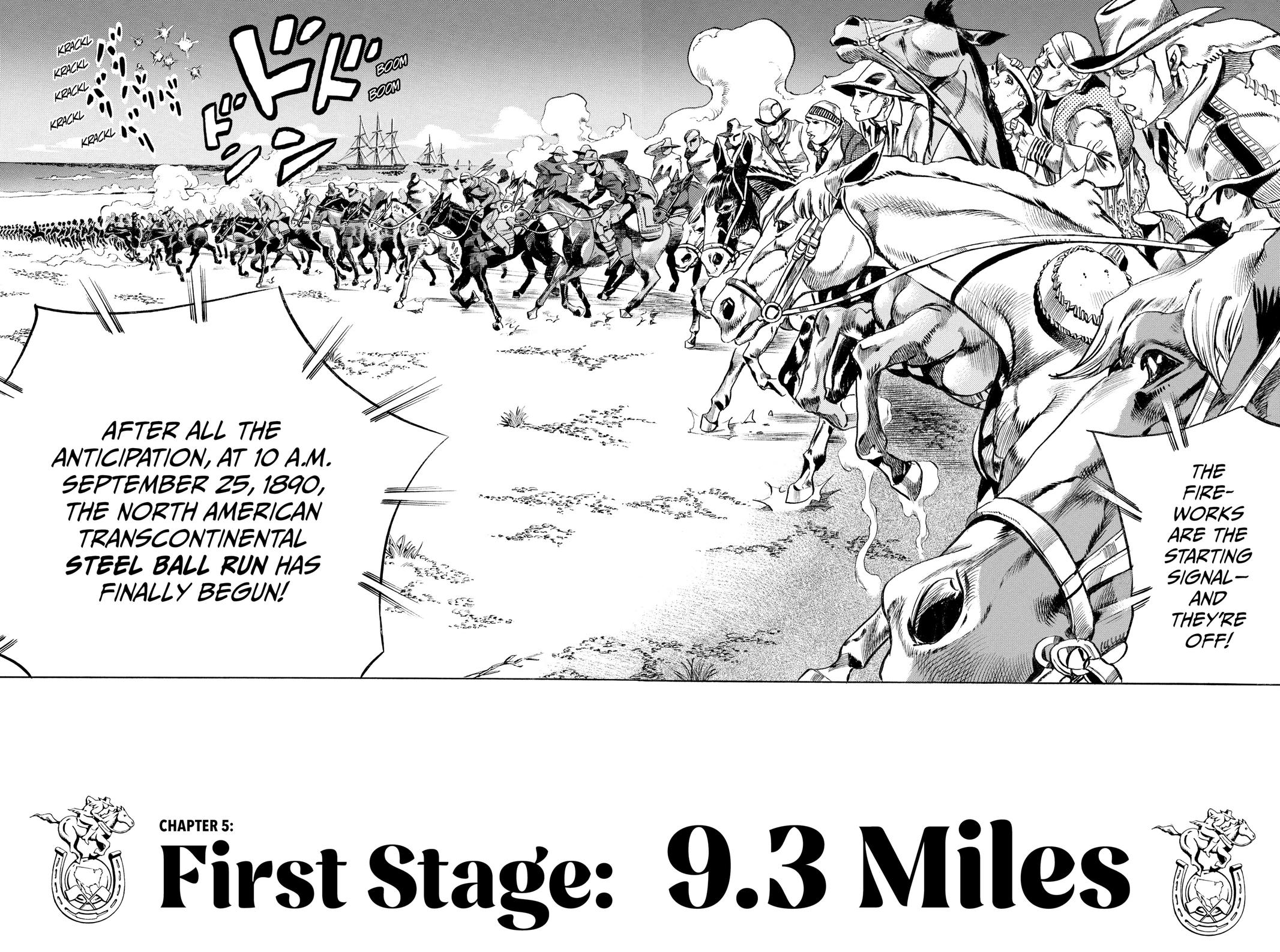 Steel Ball Run Chapter 5 - Page 2 - Steel Ball Run manga Chapter 5 manga
