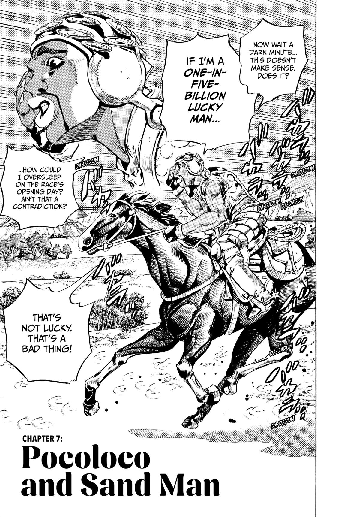 Steel Ball Run Chapter 7 - Page 1 - Steel Ball Run manga Chapter 7 manga