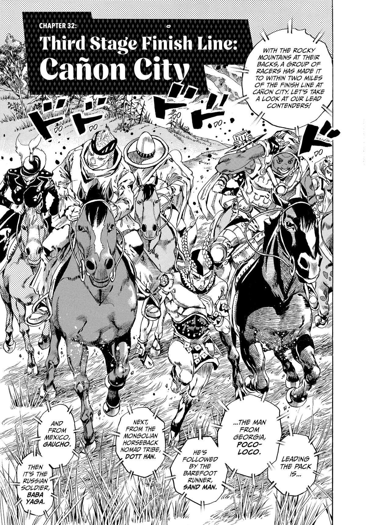 Steel Ball Run Chapter 32 - Page 1 - Steel Ball Run manga Chapter 32 manga