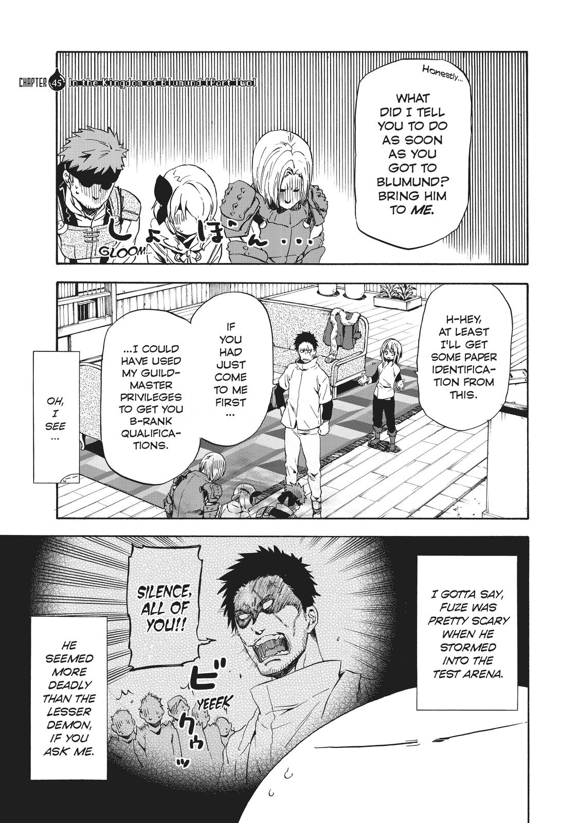 That Time I Got Reincarnated as a Slime Chapter 45 - Page 1 - That Time I Got Reincarnated as a Slime manga Chapter 45 manga