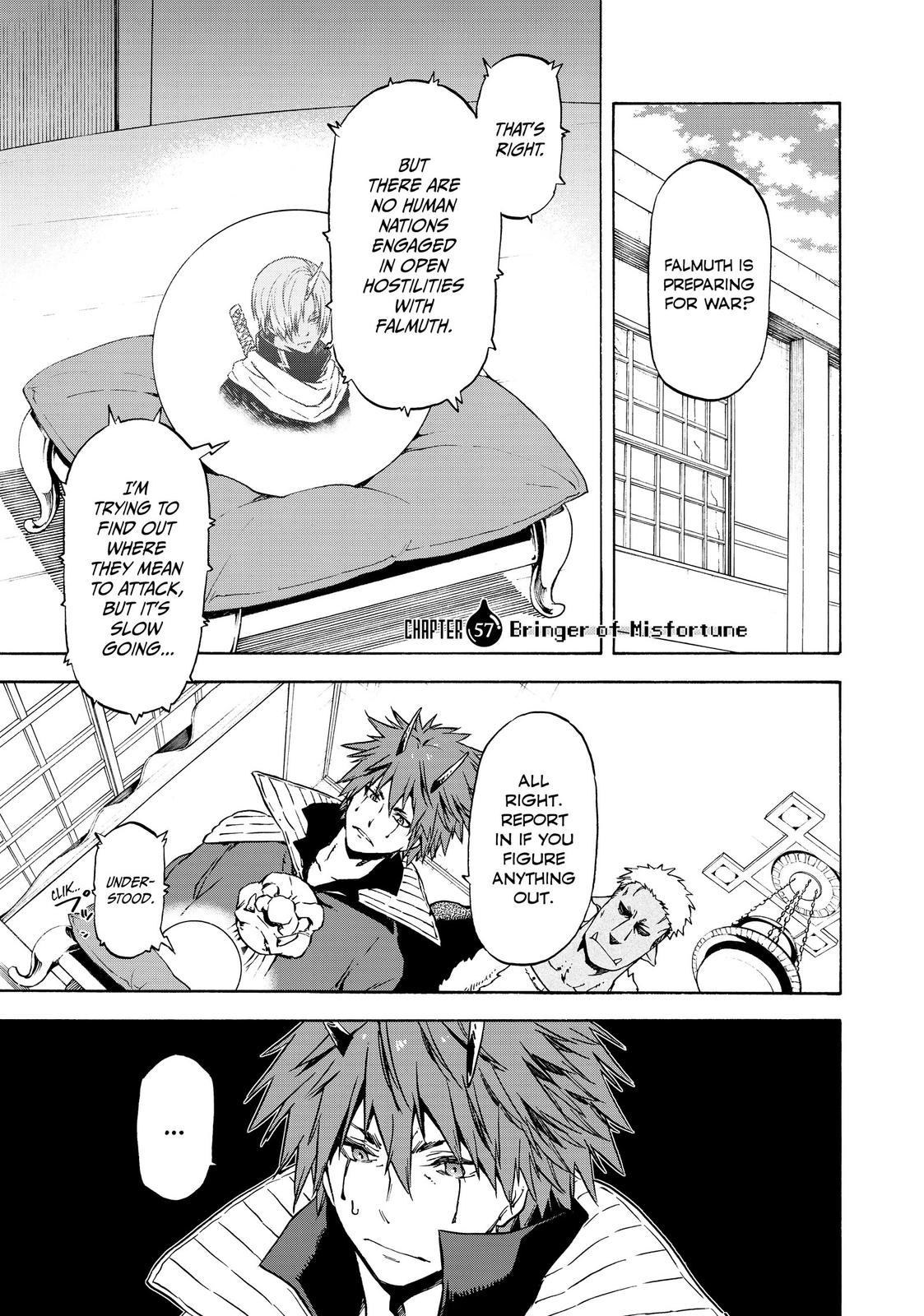 That Time I Got Reincarnated as a Slime Chapter 57 - Page 1 - That Time I Got Reincarnated as a Slime manga Chapter 57 manga