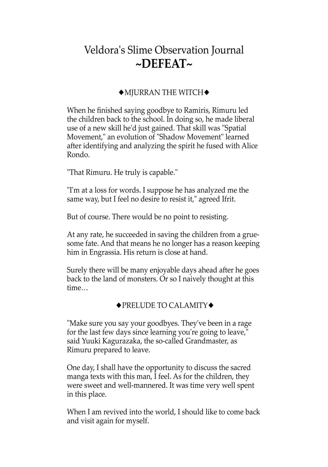 That Time I Got Reincarnated as a Slime Chapter 58-5 - Page 1 - That Time I Got Reincarnated as a Slime manga Chapter 58-5 manga