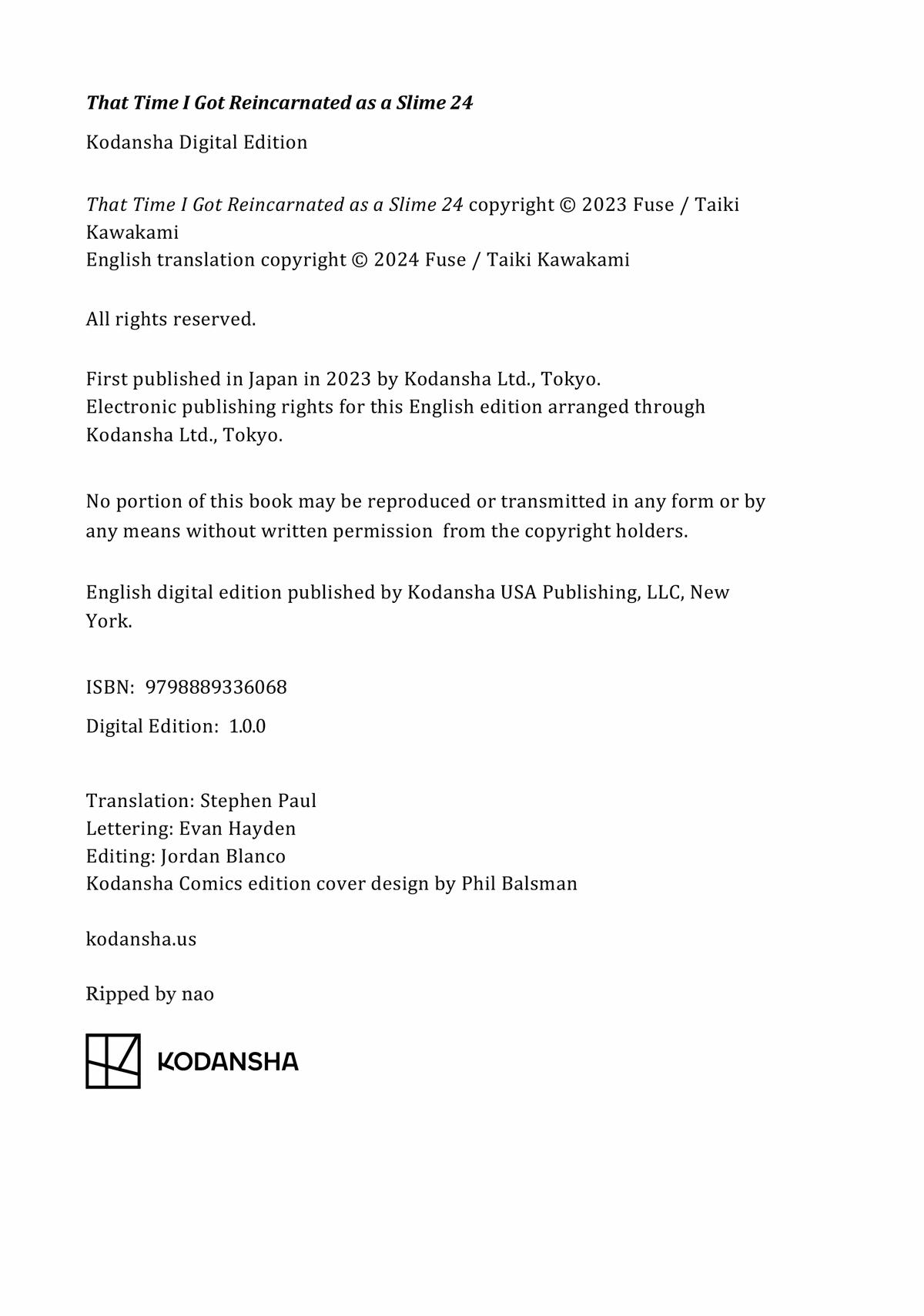 That Time I Got Reincarnated as a Slime Chapter 107