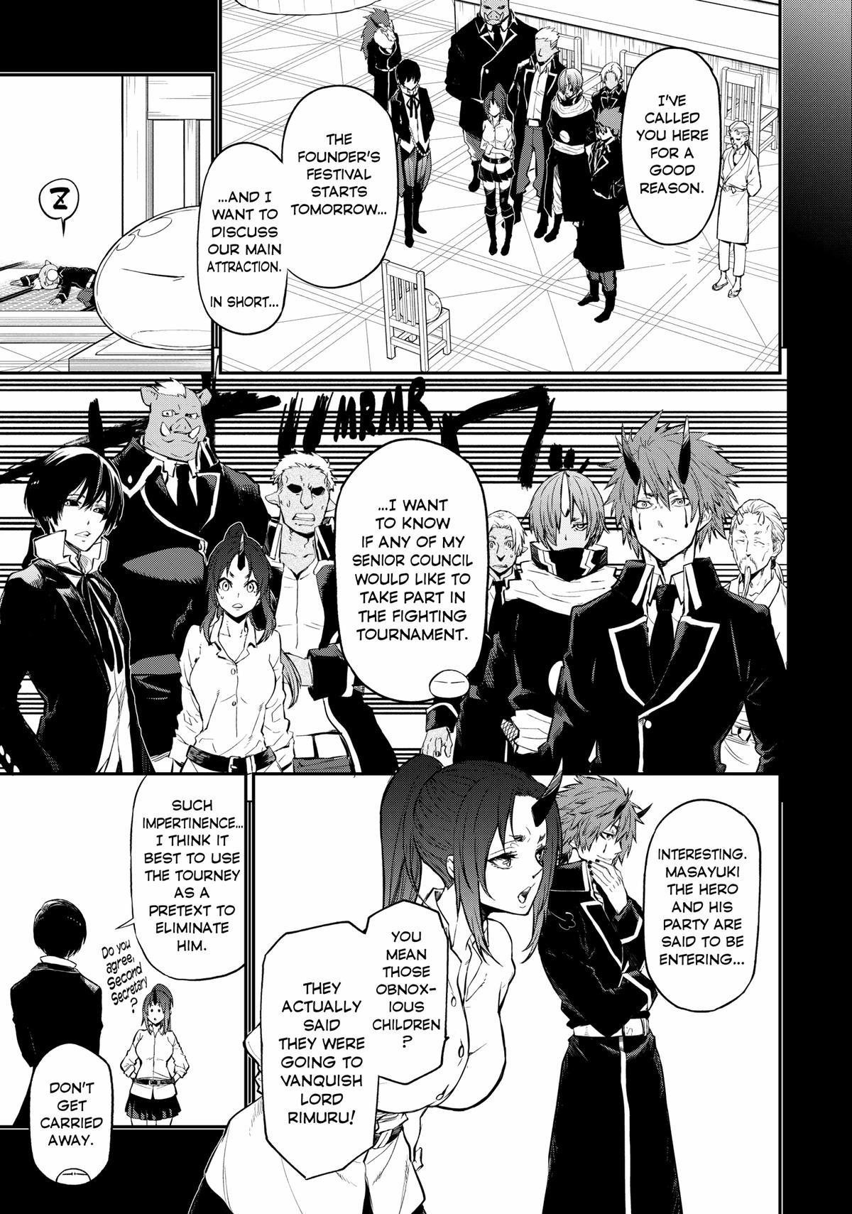 That Time I Got Reincarnated as a Slime Chapter 111 - Page 1 - That Time I Got Reincarnated as a Slime manga Chapter 111 manga