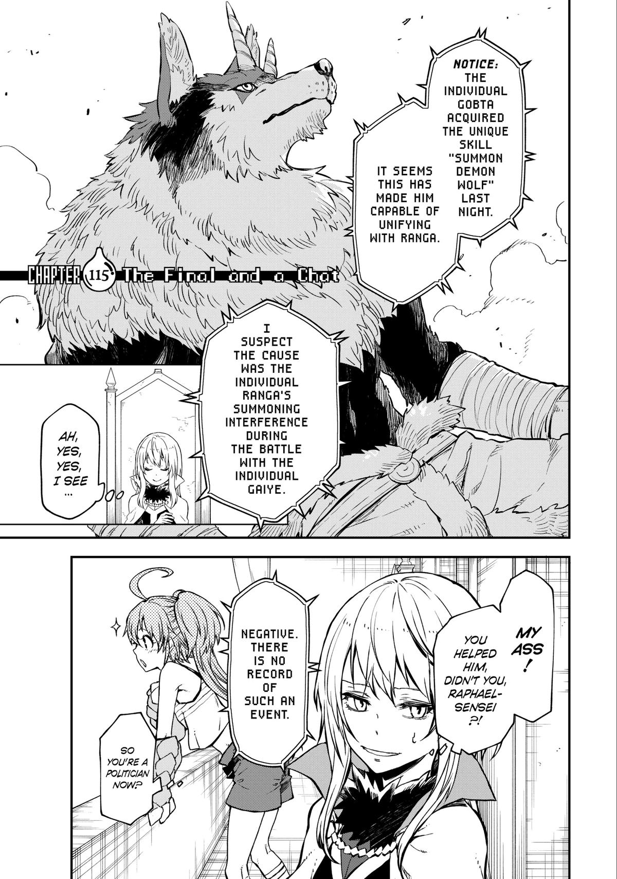 That Time I Got Reincarnated as a Slime Chapter 115 - Page 1 - That Time I Got Reincarnated as a Slime manga Chapter 115 manga