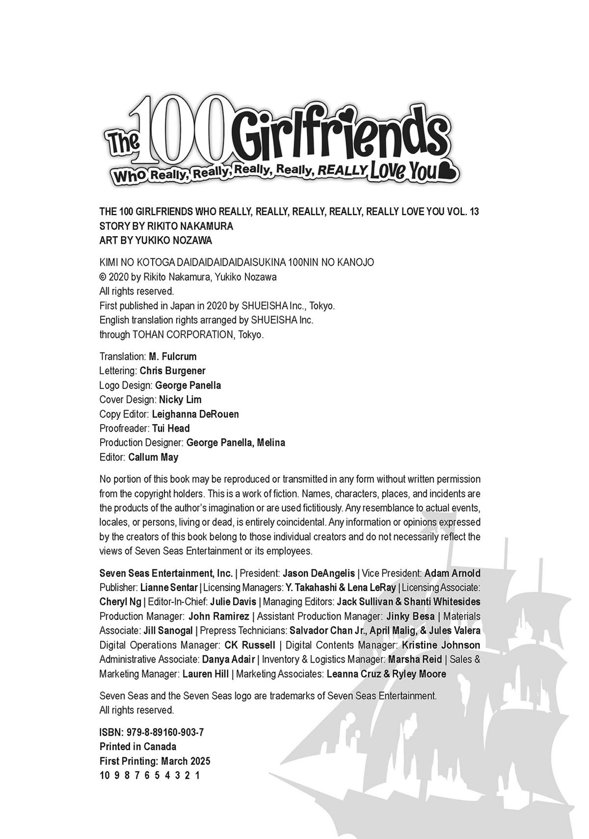 The 100 Girlfriends Who Really, Really, Really, Really, REALLY Love You Chapter 112