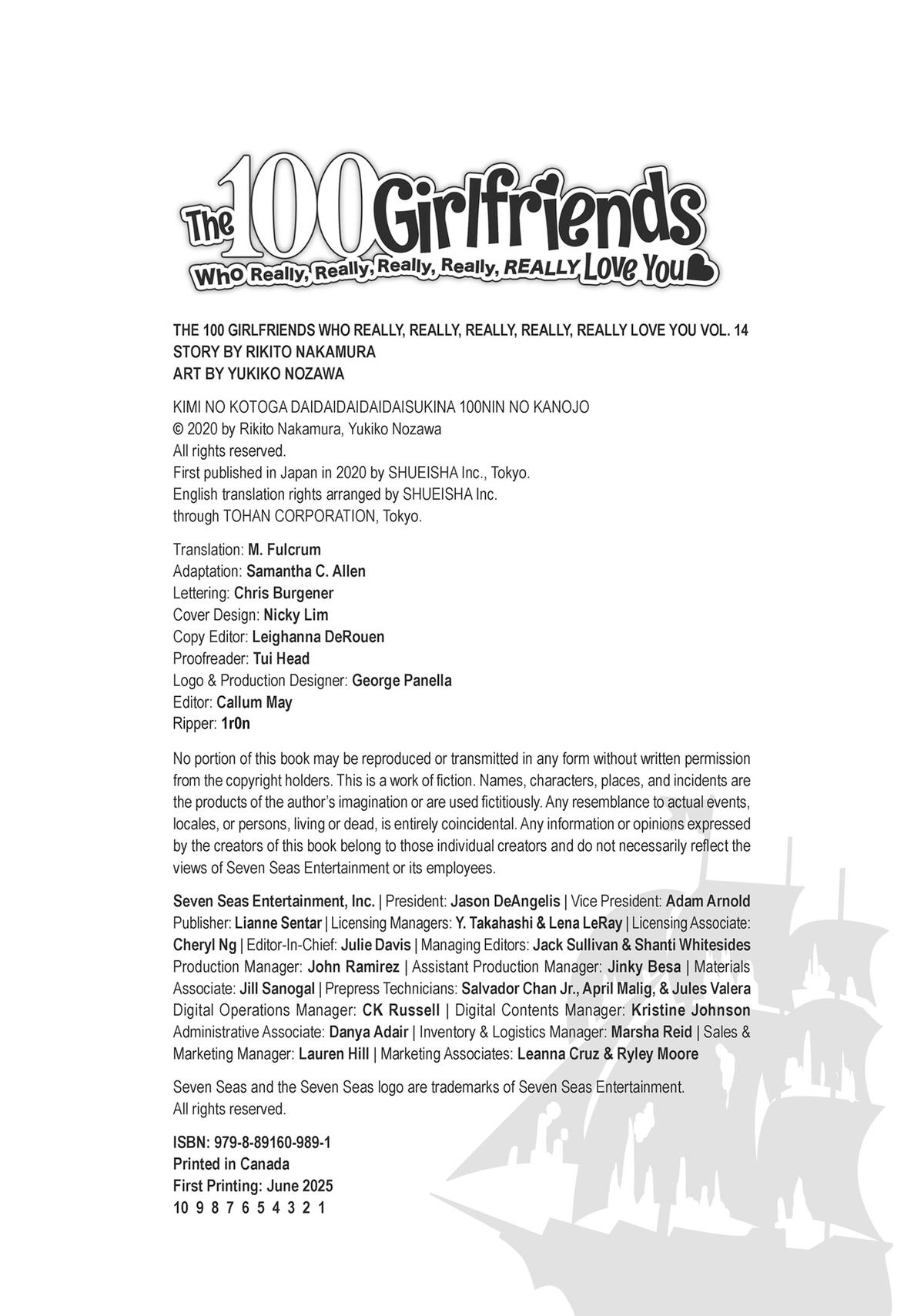 The 100 Girlfriends Who Really, Really, Really, Really, REALLY Love You Chapter 122