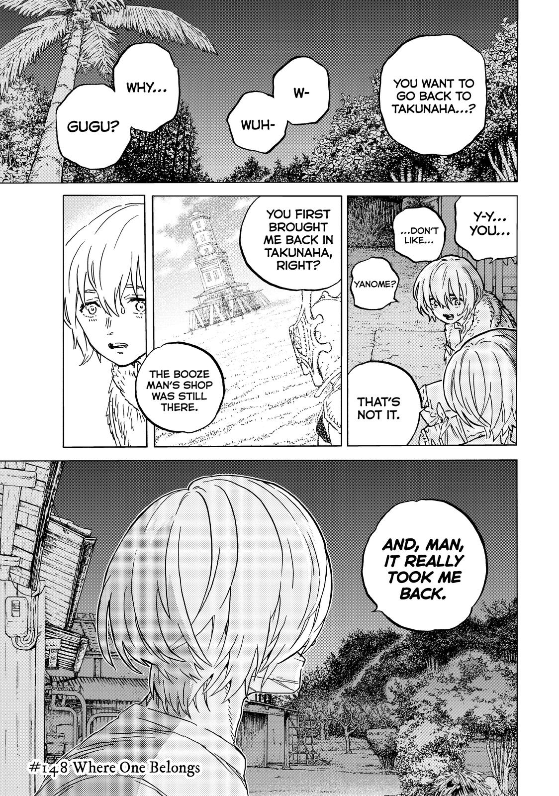 To Your Eternity Chapter 148 - Page 1 - To Your Eternity manga Chapter 148 manga