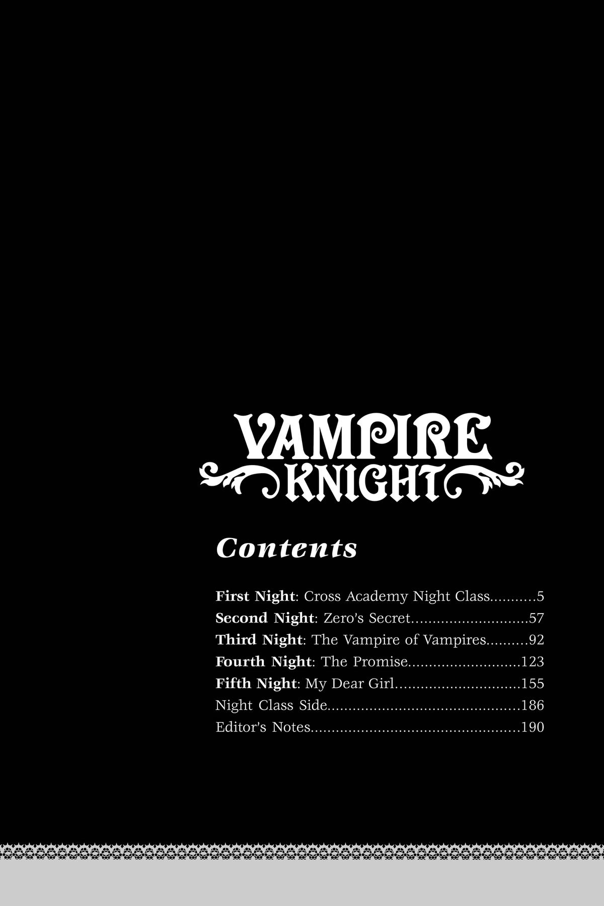 Vampire Knight Volume 1 3
