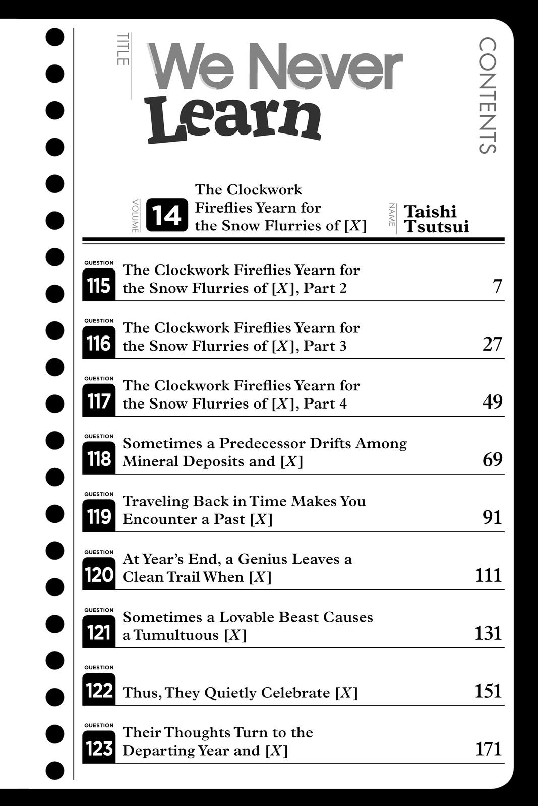 We Never Learn Question 115 6