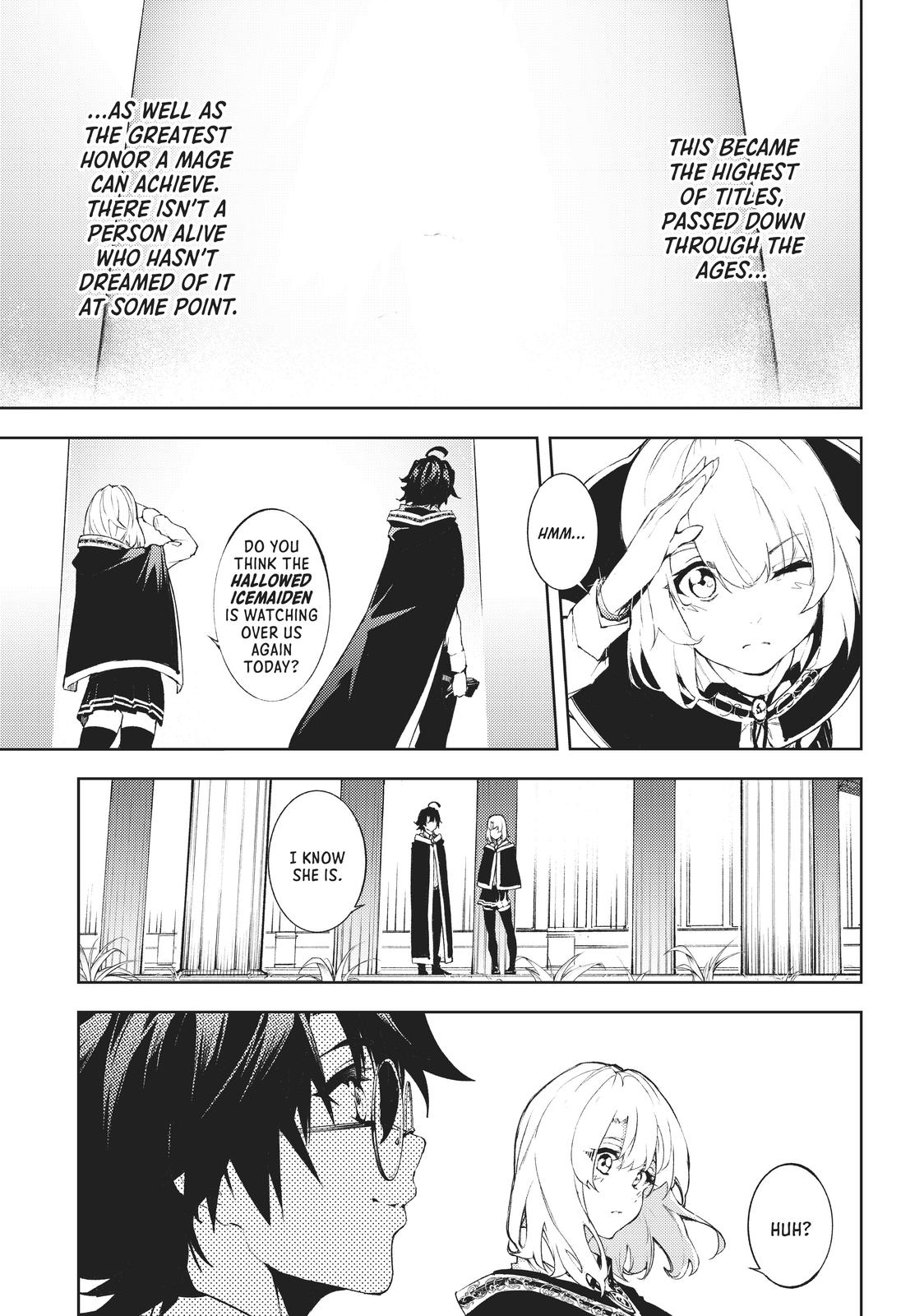 Wistoria - Wand and Sword Chapter 1