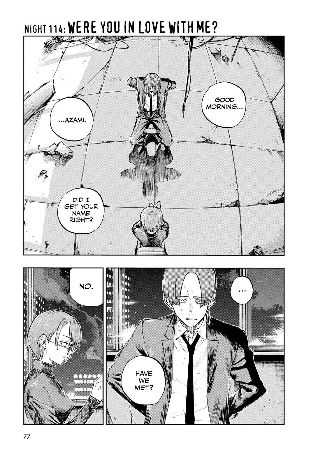 Call of the Night Chapter 114 - Page 1 - Call of the Night manga Chapter 114 manga