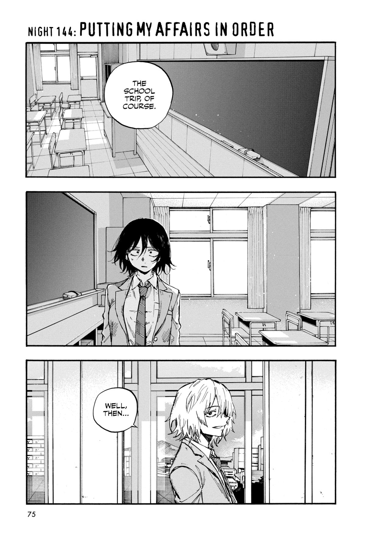 Call of the Night Chapter 144 - Page 1 - Call of the Night manga Chapter 144 manga