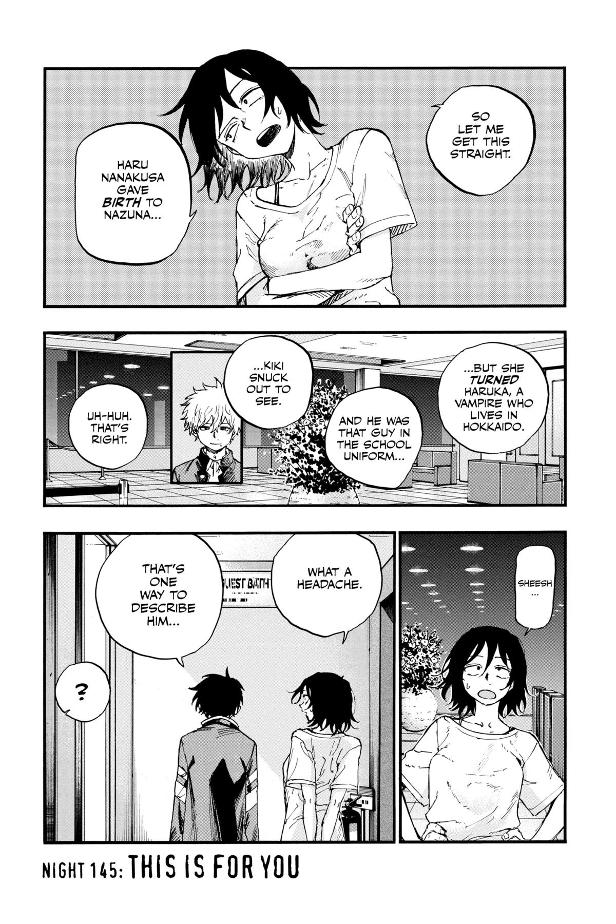 Call of the Night Chapter 145 - Page 1 - Call of the Night manga Chapter 145 manga