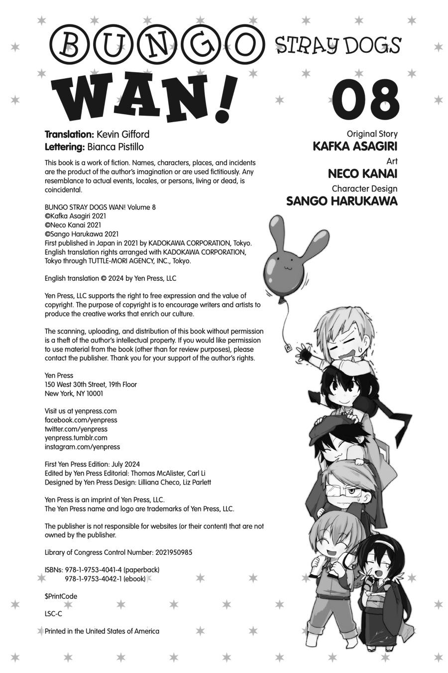 Bungo Stray Dogs: Wan! Volume 8 133