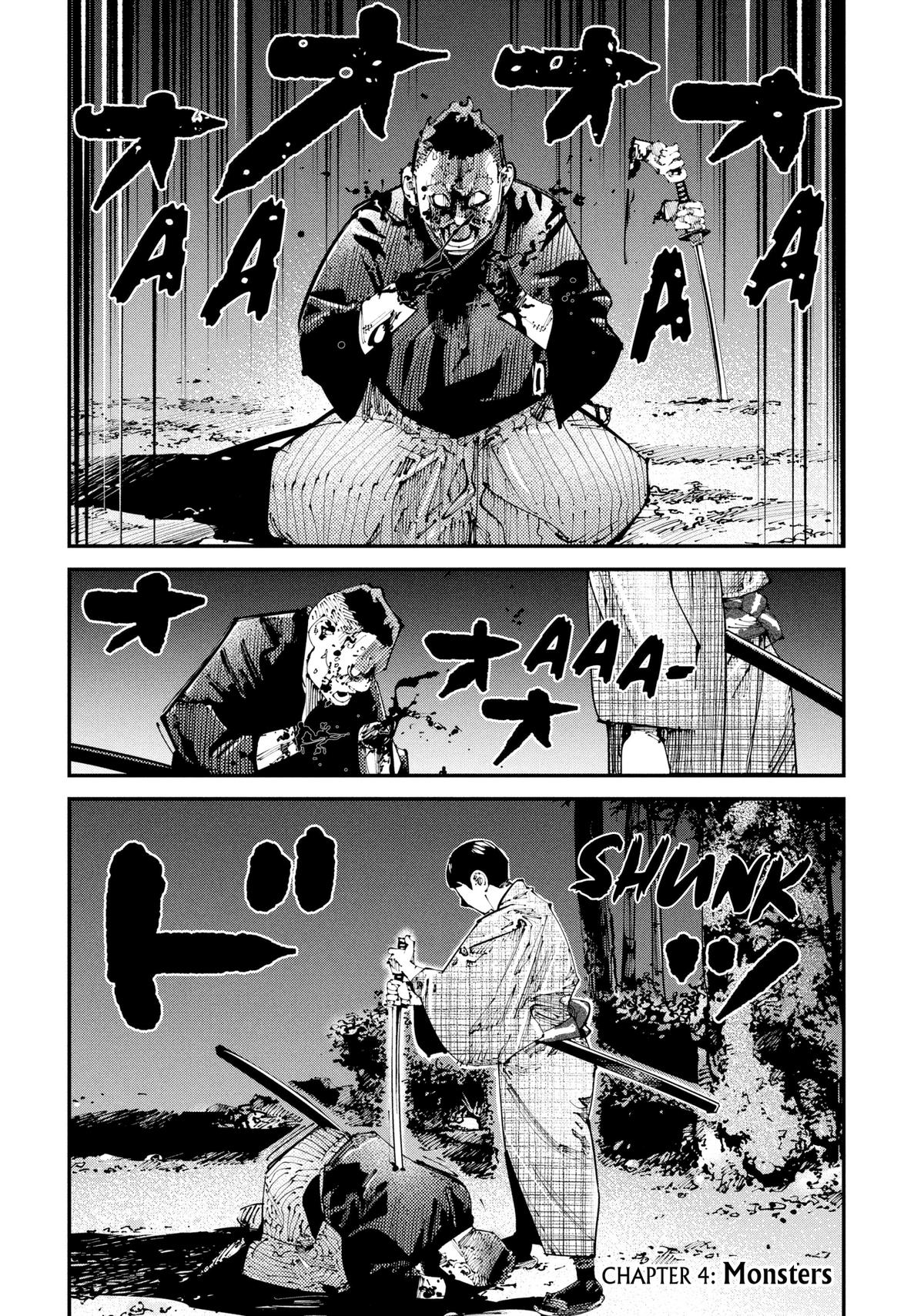 Last Samurai Standing Chapter 4 - Page 1 - Last Samurai Standing manga Chapter 4 manga