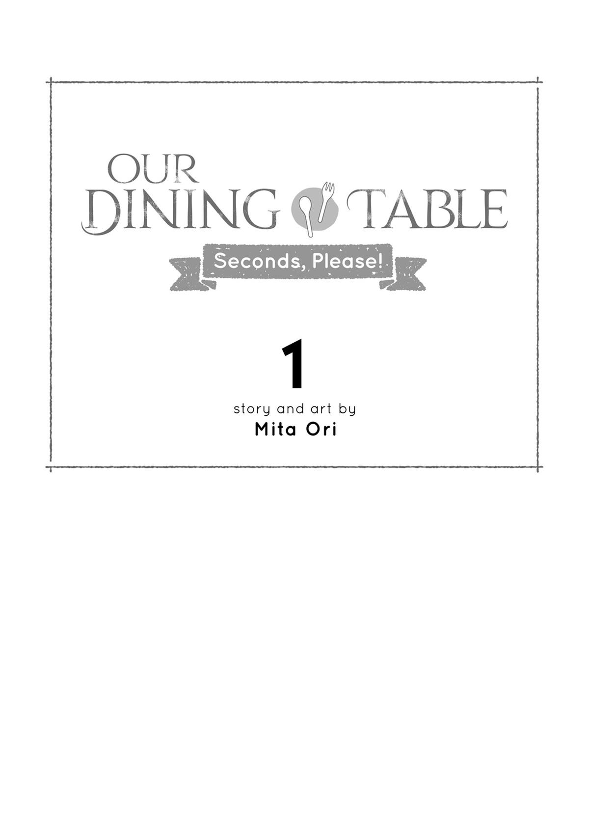 Our Dining Table: Seconds, Please! Chapter 1 4