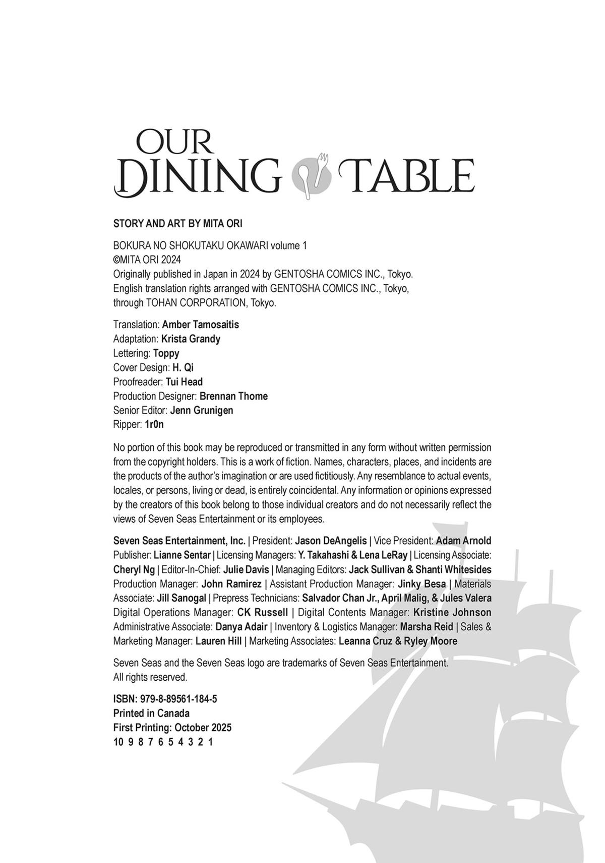 Our Dining Table: Seconds, Please! Chapter 7 60