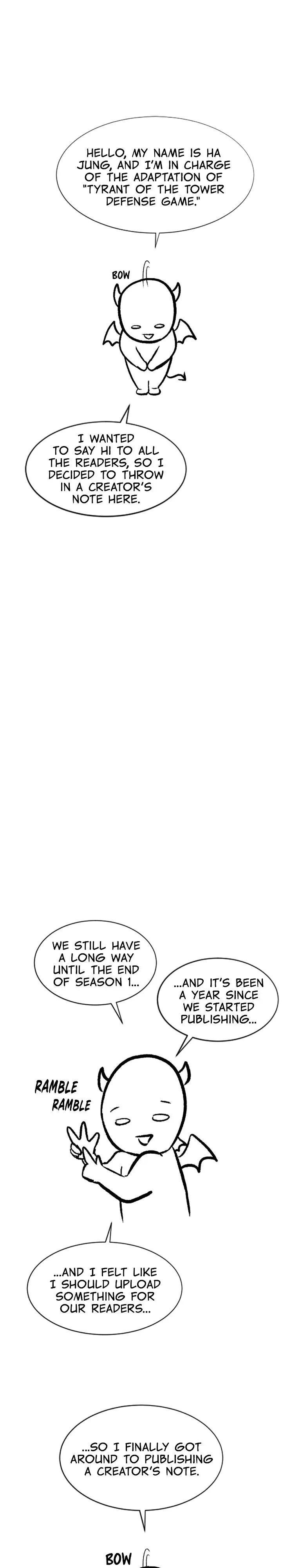 Tyrant of the Tower Defense Game Chapter 57