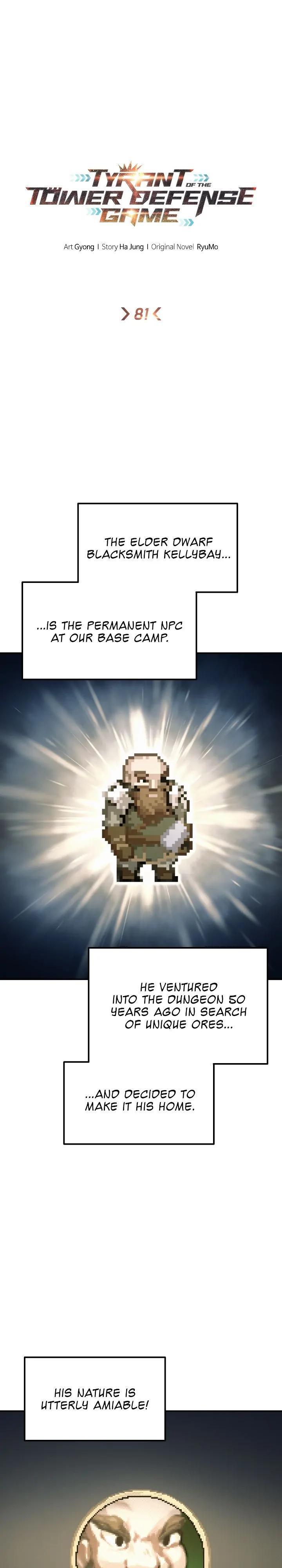 Tyrant of the Tower Defense Game Chapter 81