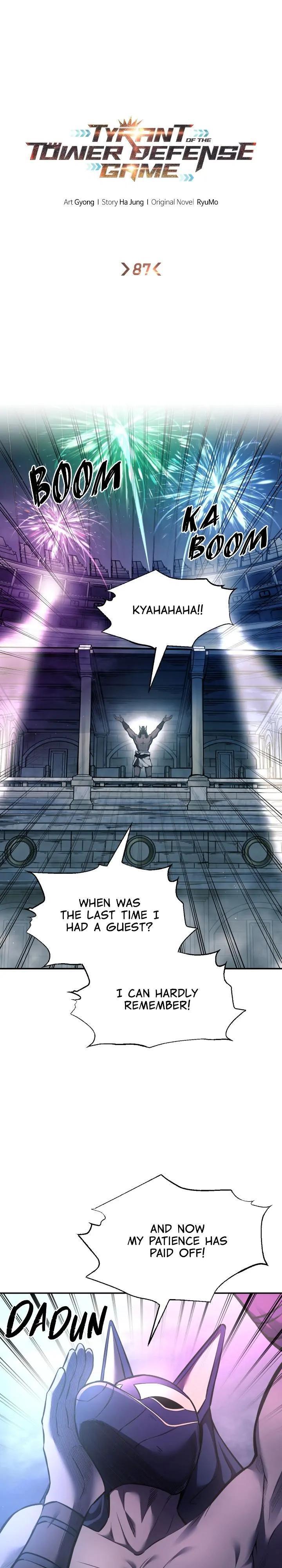 Tyrant of the Tower Defense Game Chapter 86